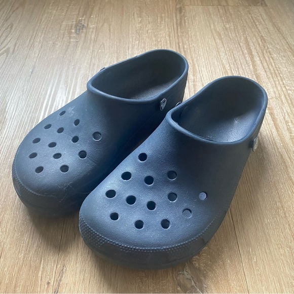 Crocs Slip On Clogs Navy Blue - Picture 2 of 6